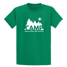 Adult Tee Shirt - CAMP Design - North Woods for Boys