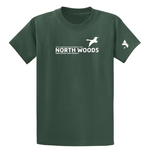 Youth Tee Shirt - Linear Loon Design - North Woods for Boys
