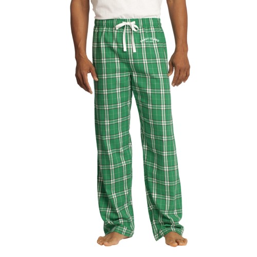 Young Mens Flannel Plaid Pant - Arched Sandy Island 