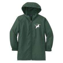 Youth Hooded Raglan Jacket  - Left Chest Pleasant Valley Loon